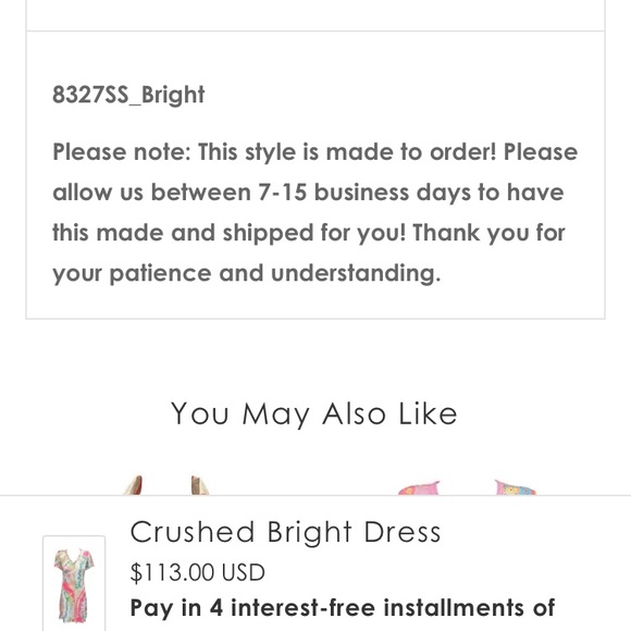 $113 David Cline BRIGHT tie dye tee shirt dress. Size Small. Cheerful and fun. - Picture 10 of 10